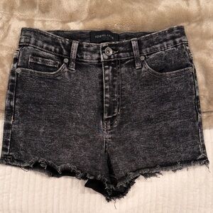 Kendall & Kylie Charcoal Jean Shorts